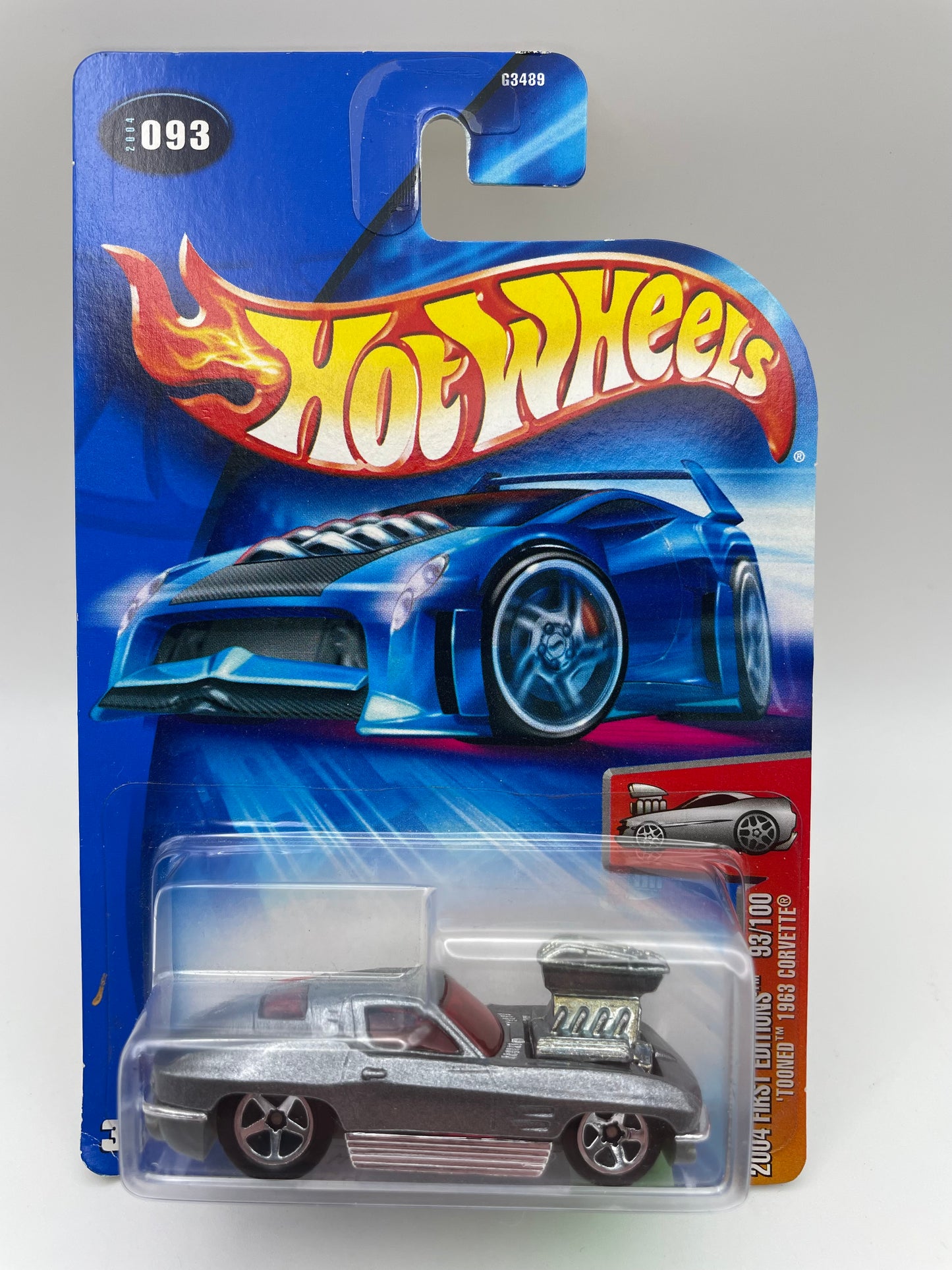 Hot Wheels - Tooned 1963 Corvette #093 -2003 #101941