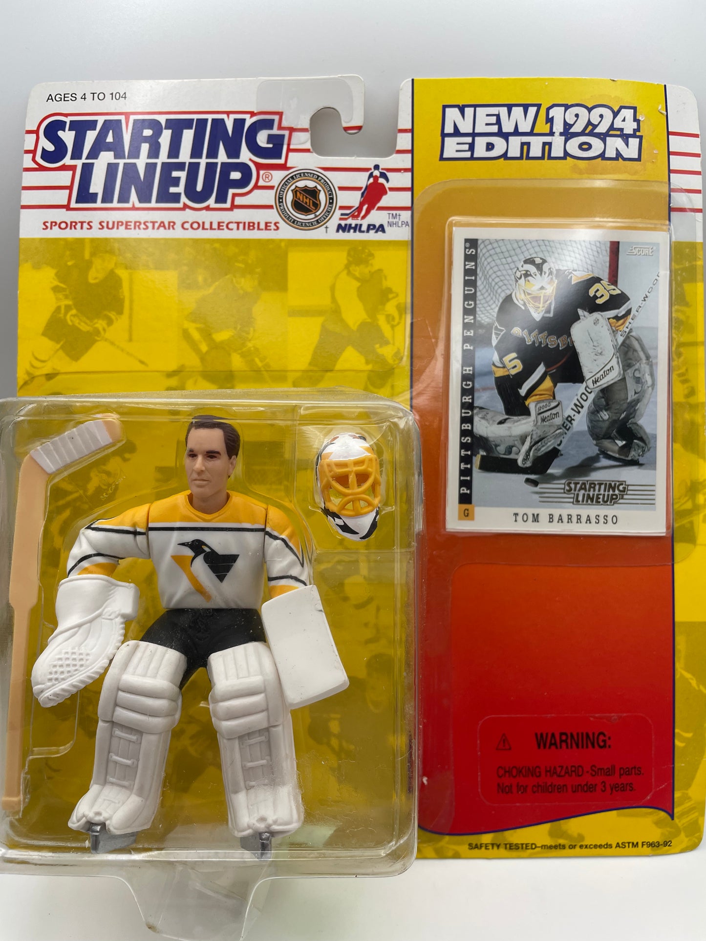Starting Lineup - NHLPA - Tom Barrasso - Pittsburgh Penguins 1994 #101895