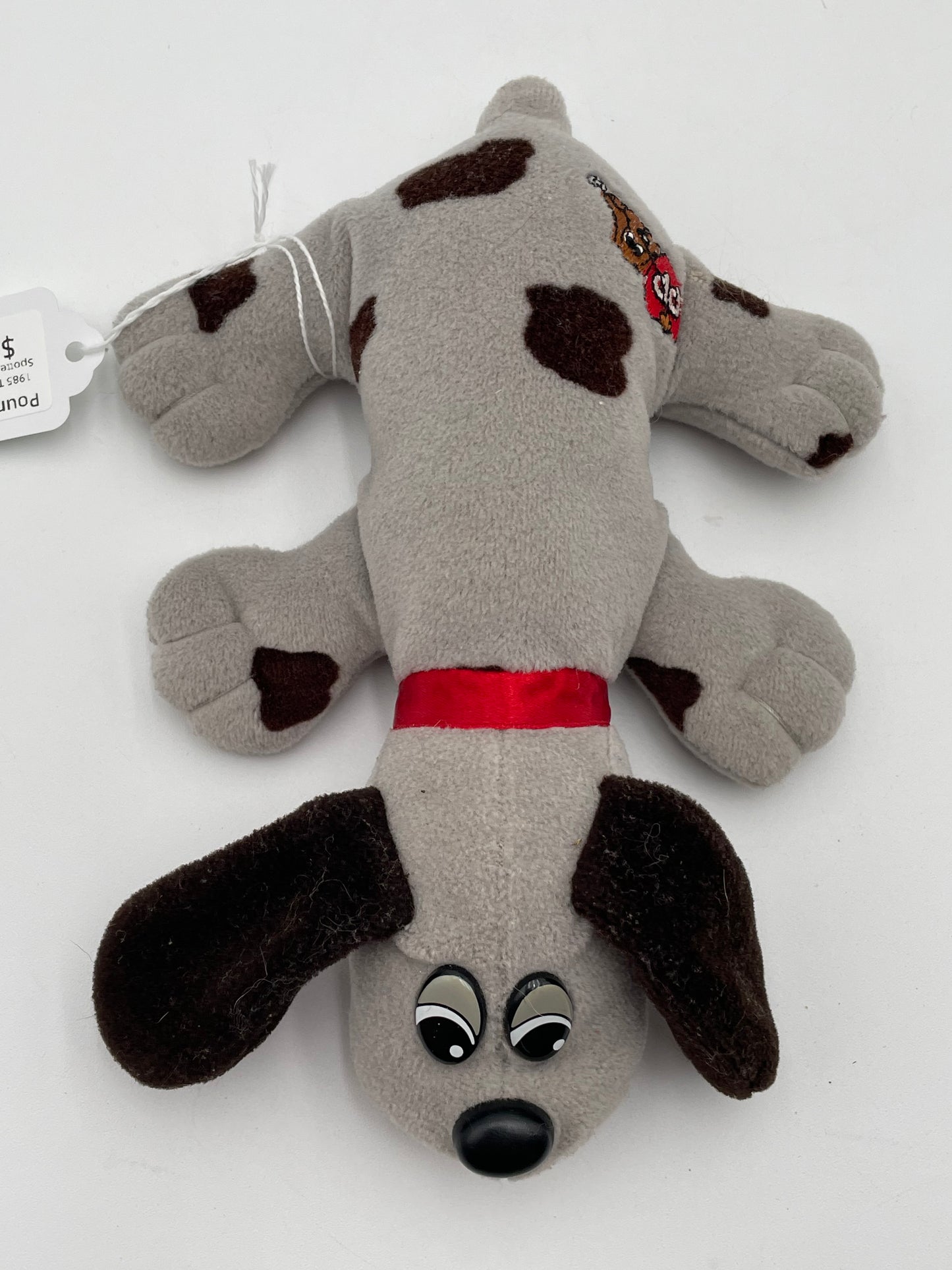 Pound Puppies - Tonka - Brown Spotted/Grey Dog Plush 1985 #103887