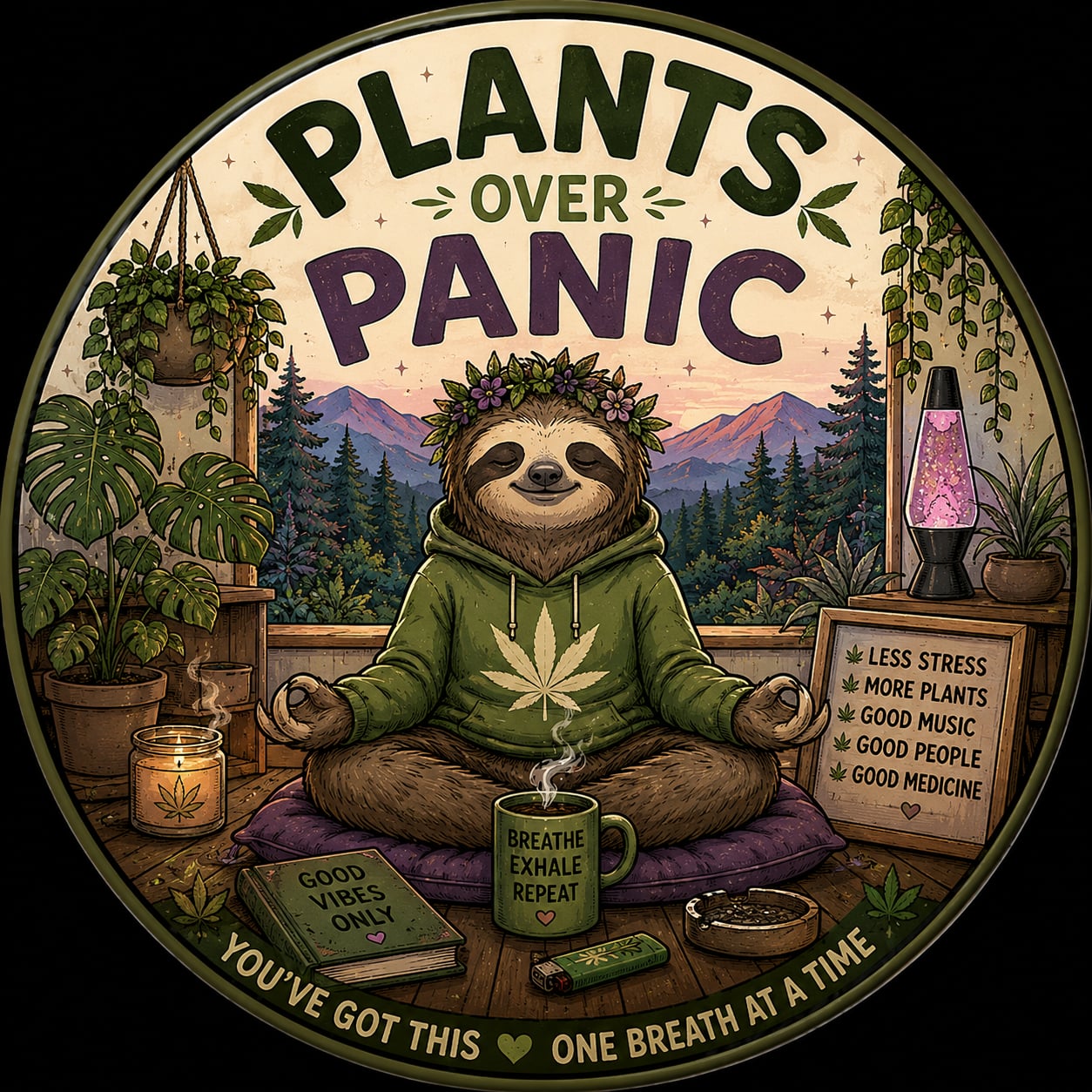 Buttons - WTHC-Radio - Plants Over Panic