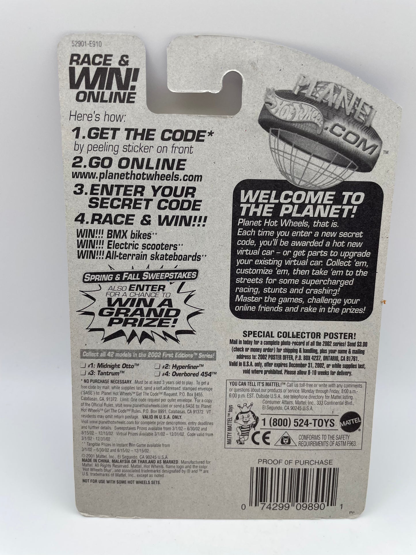 Hot Wheels - Midnight Otto #013 - 2001 #101927