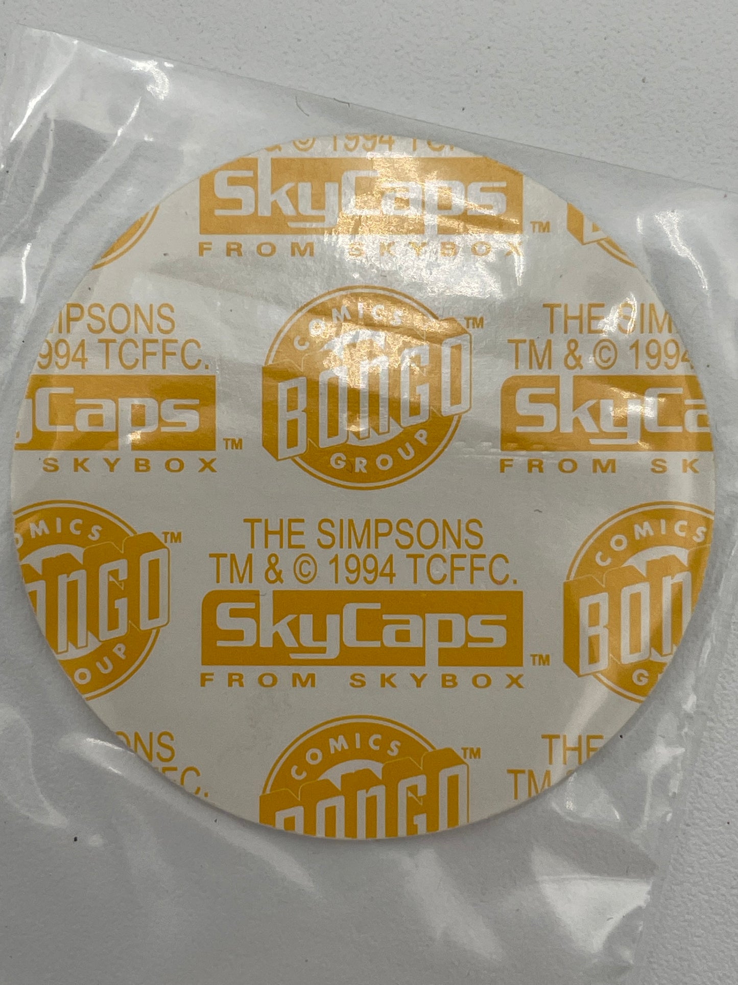 Pogs - The Simpsons - Skull of Death 1994 #101173