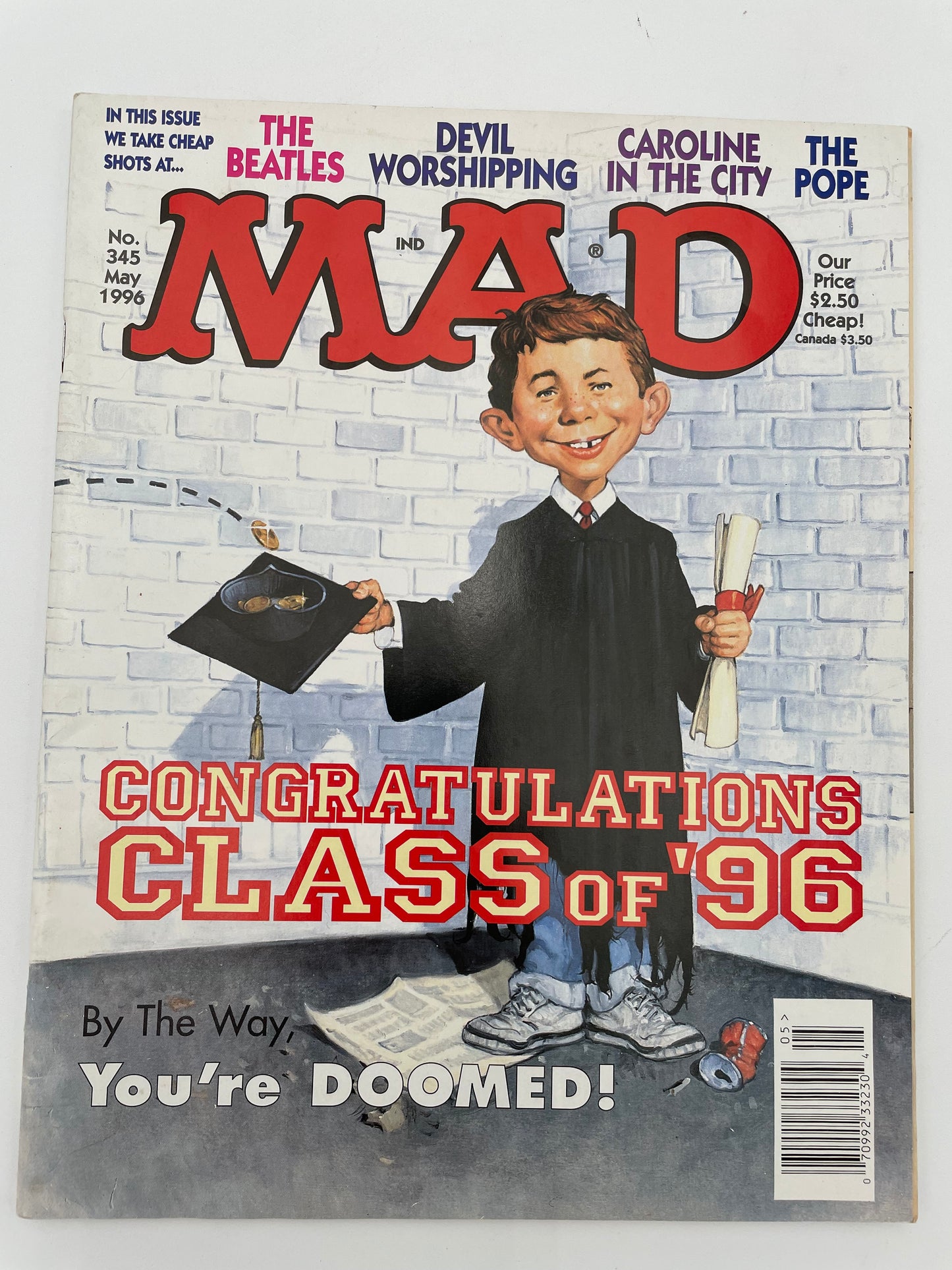 Mad Magazine - Congratulations Class of ‘96 #345 - May 1996 #101367