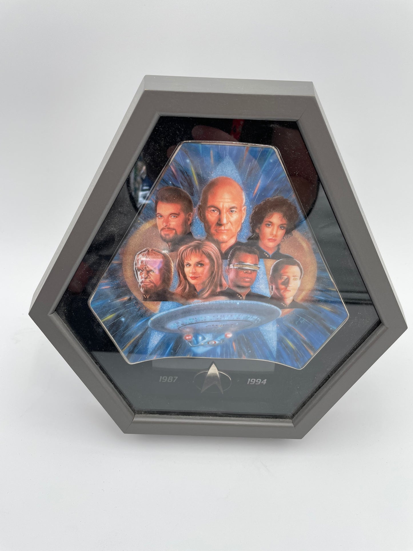 Star Trek Next Gen - Commemorative Porcelain Plaque 1994 #100289