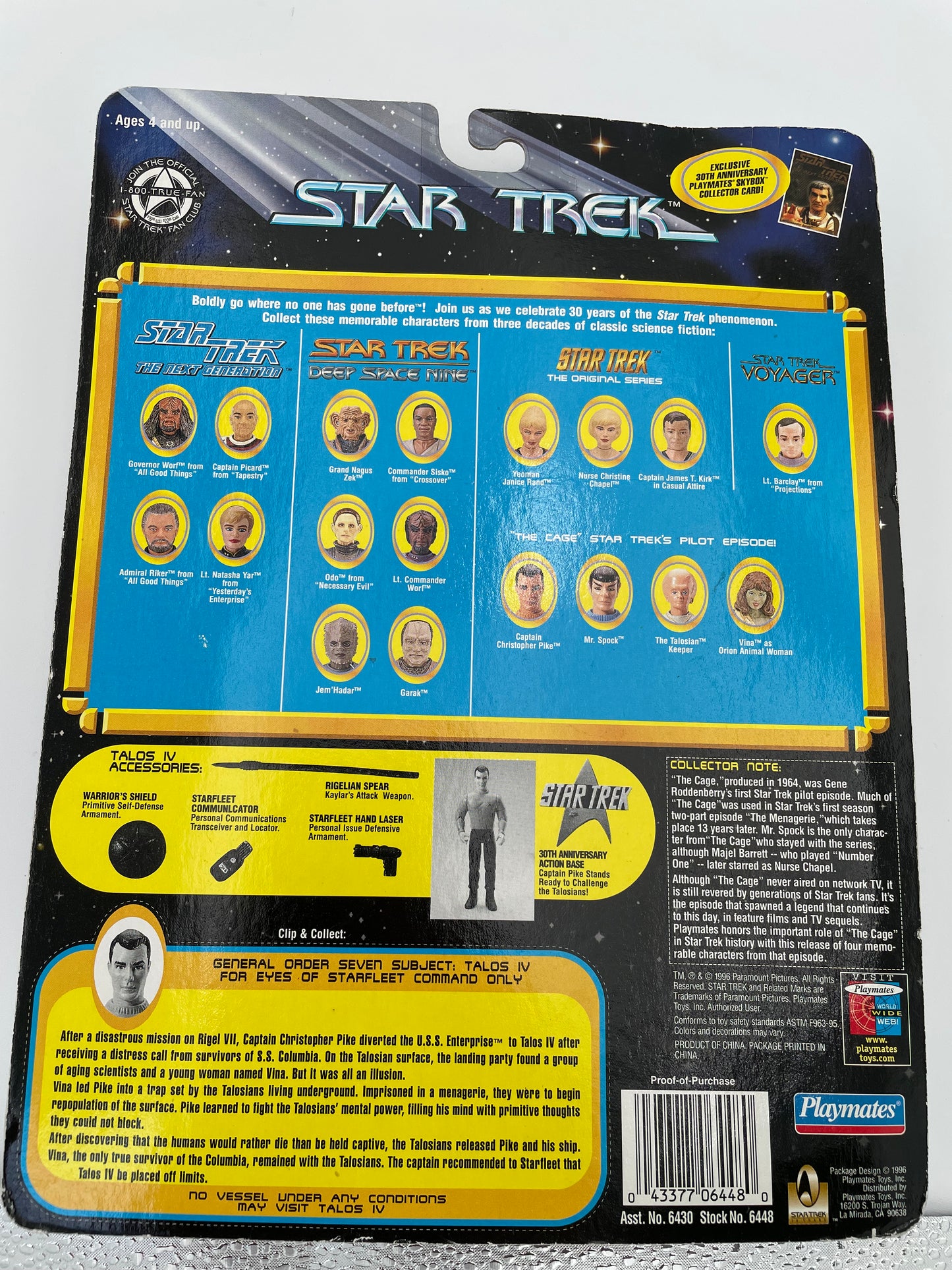 Star Trek - Captain Christopher Pike 1996 #100253
