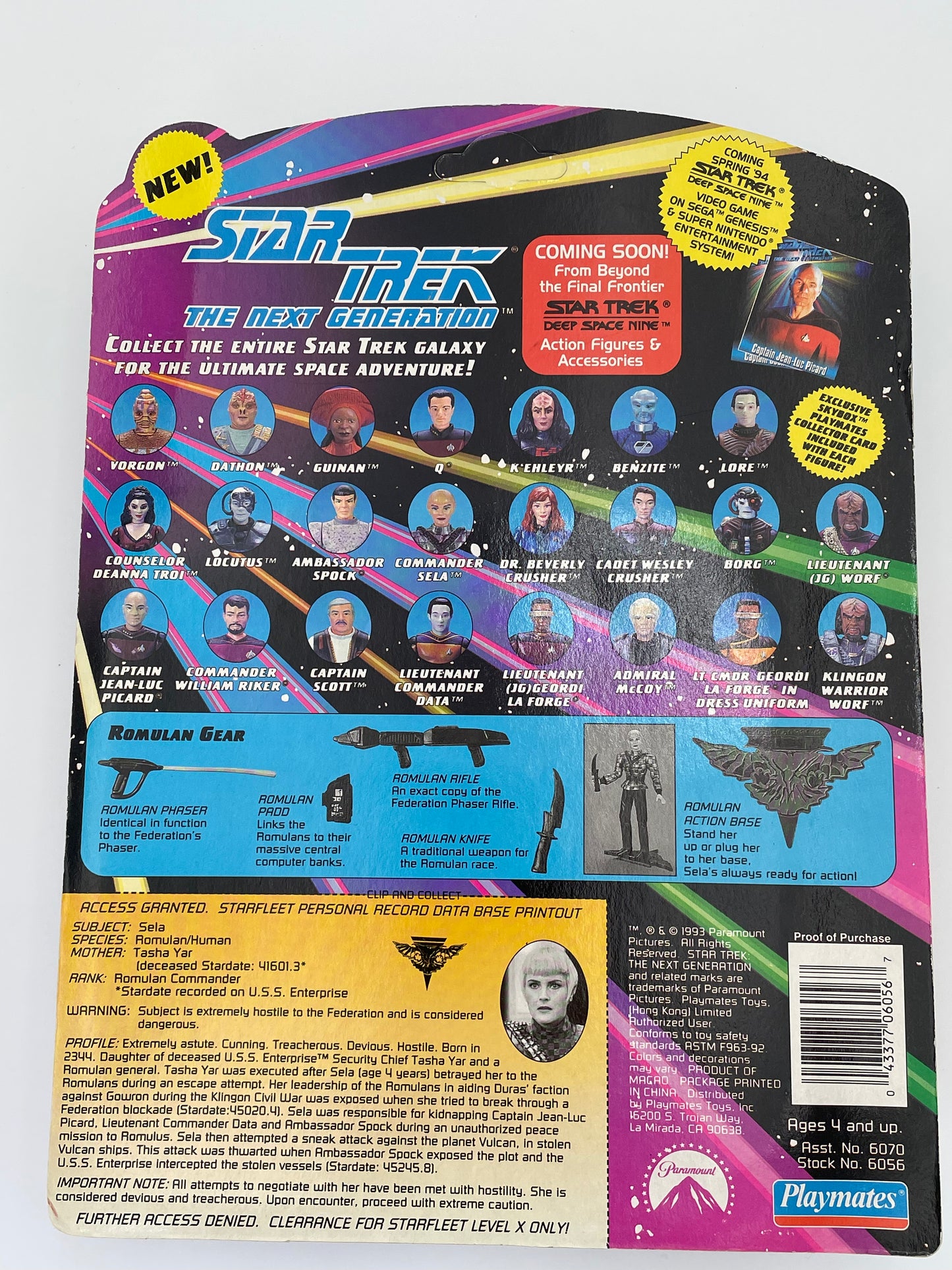 Star Trek Next Gen - Commander Sela 1993 #100235