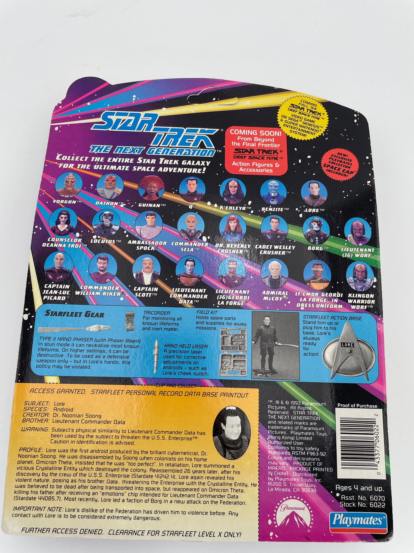 Star Trek Next Gen - Lore *variant 1993 #100263