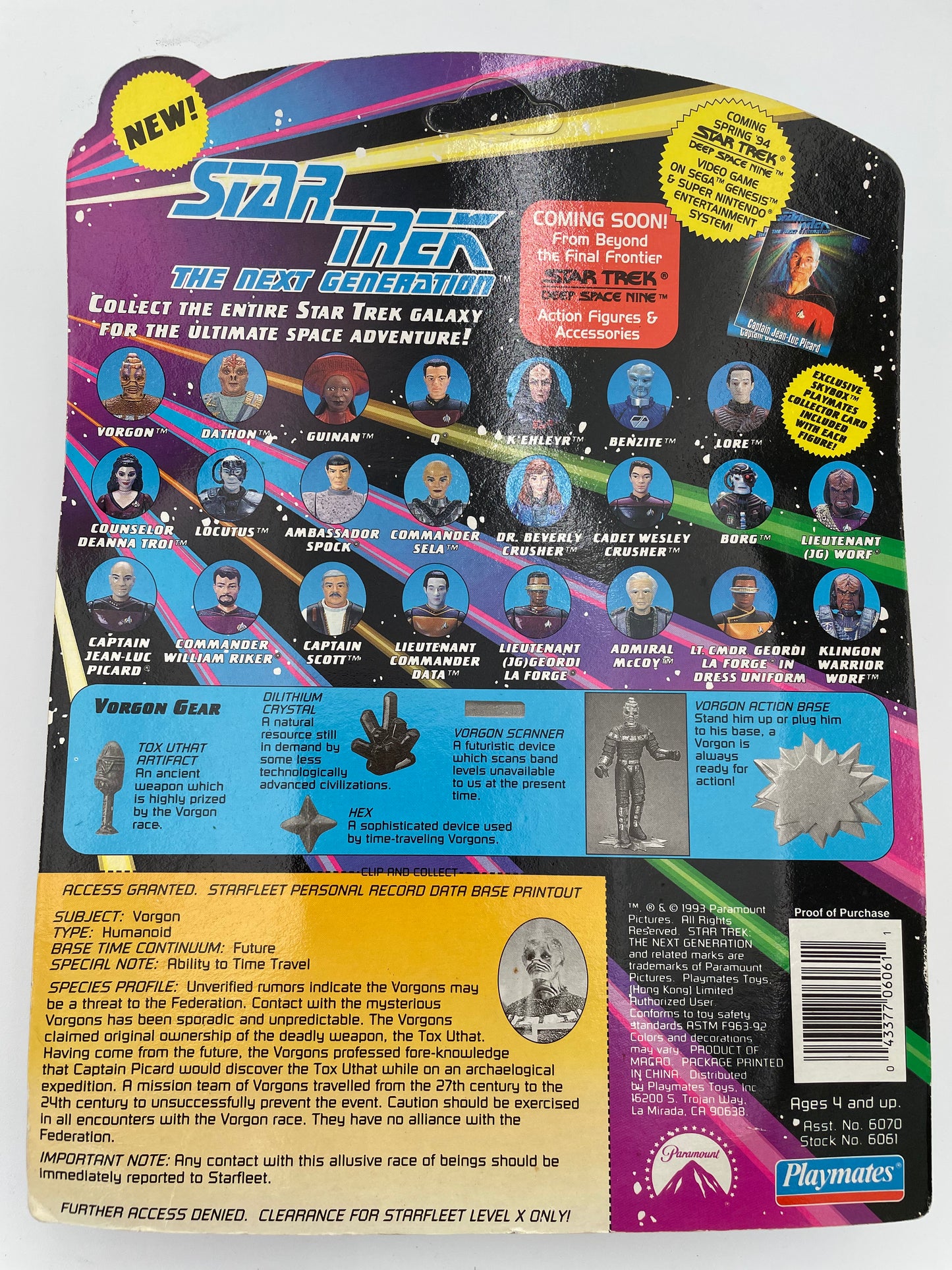 Star Trek Next Gen - The Vorgon 1993 #100260