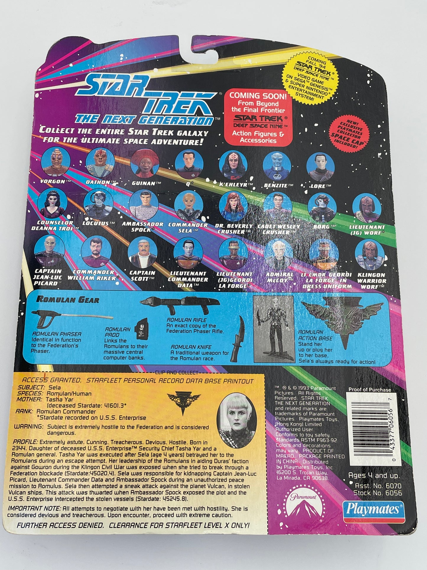 Star Trek Next Gen - Commander Sela 1993 #100251