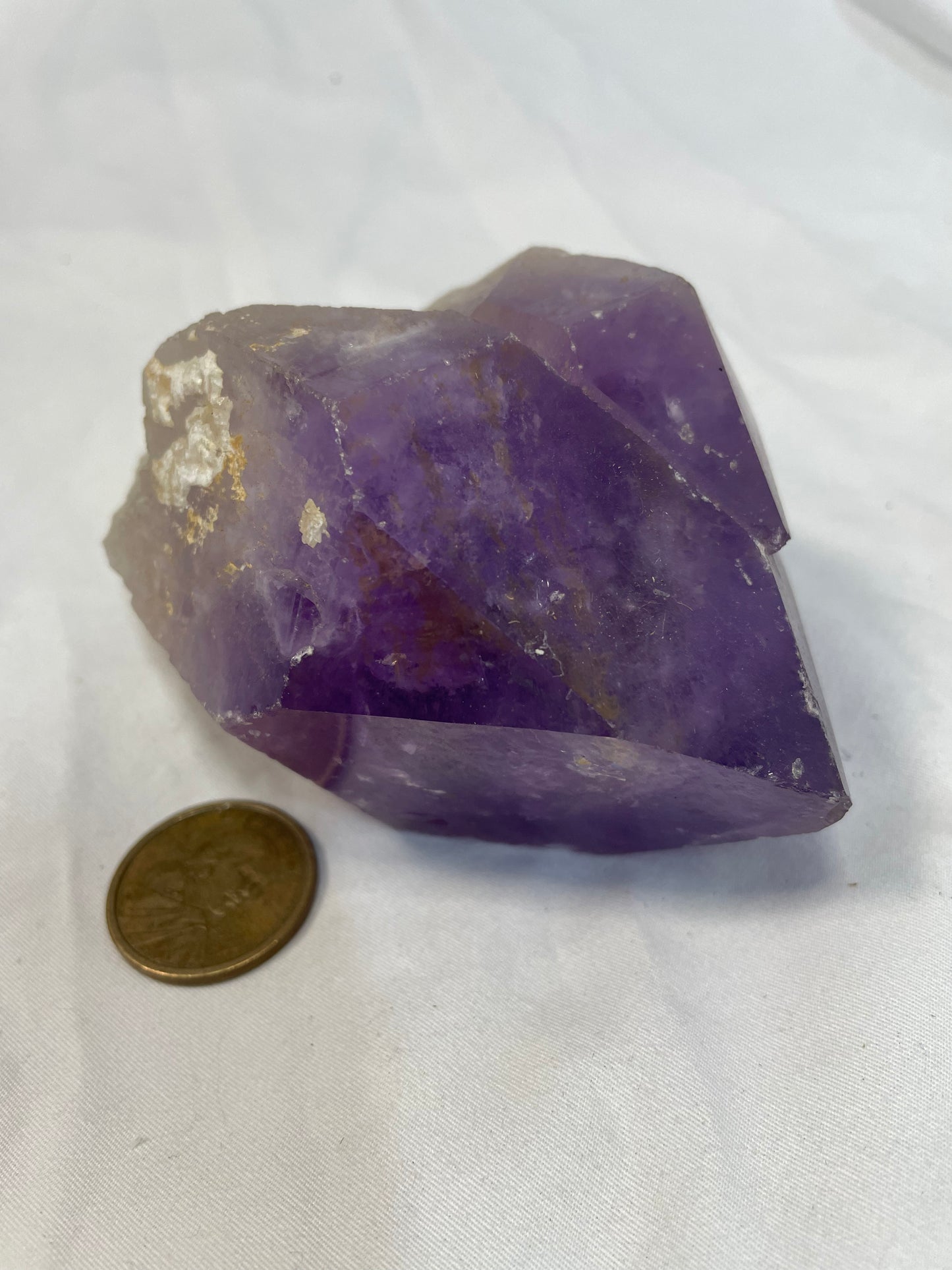 Large Double Amethyst Point