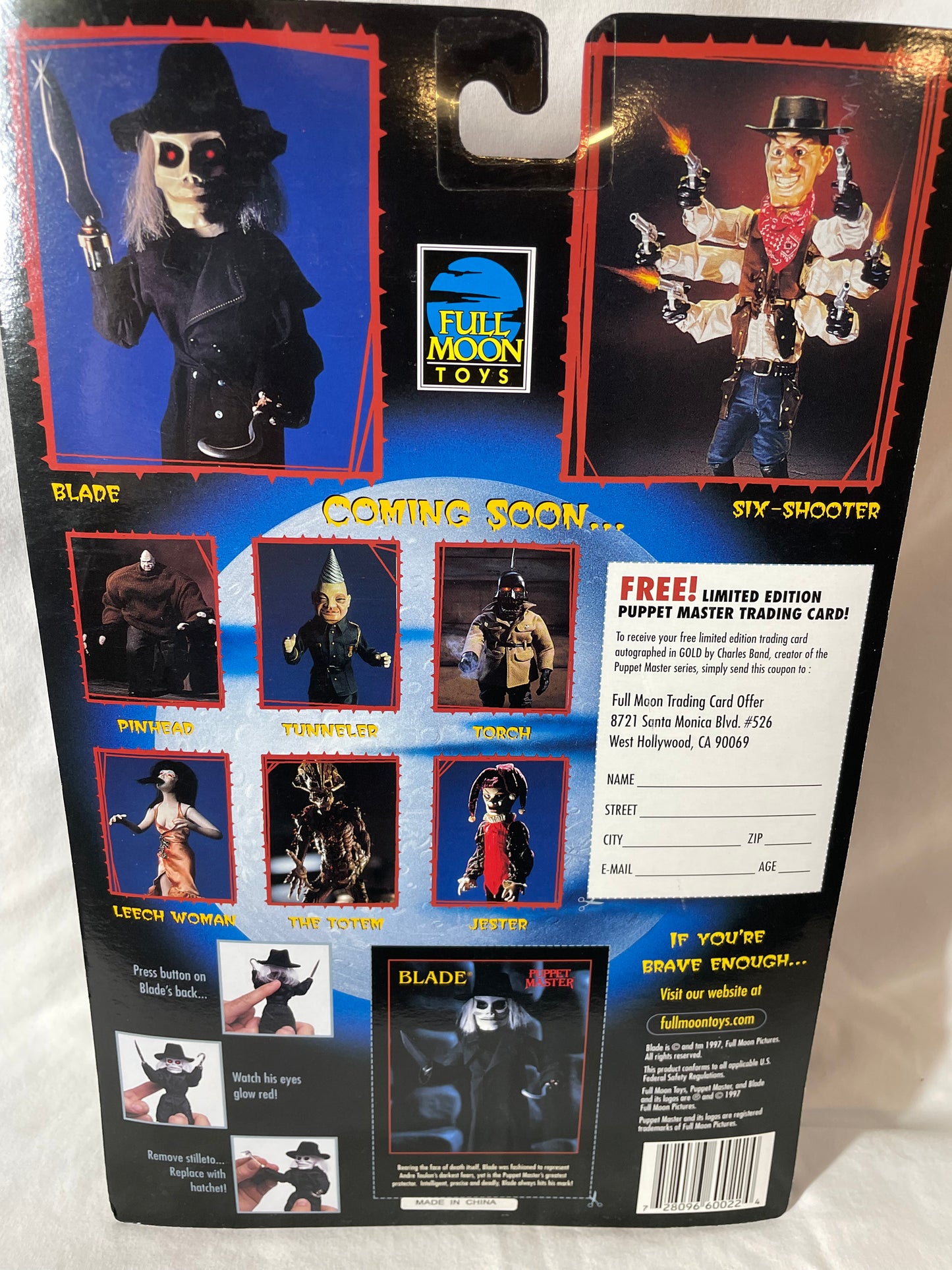 Puppet Masters - Blade (grey) 1997 #100027