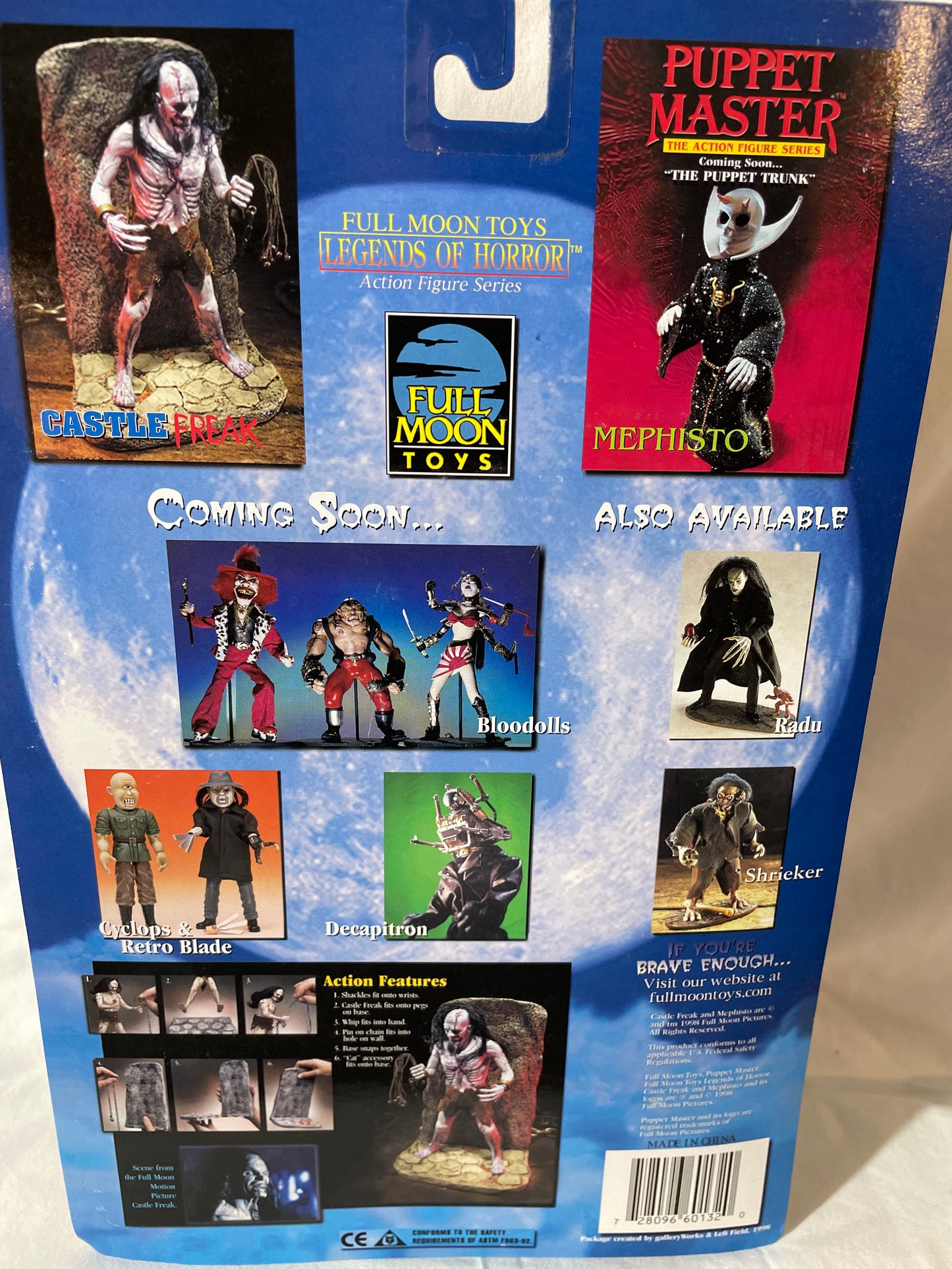 Legends of Horror - Castle Freak - Blue Skin 1998 #100030