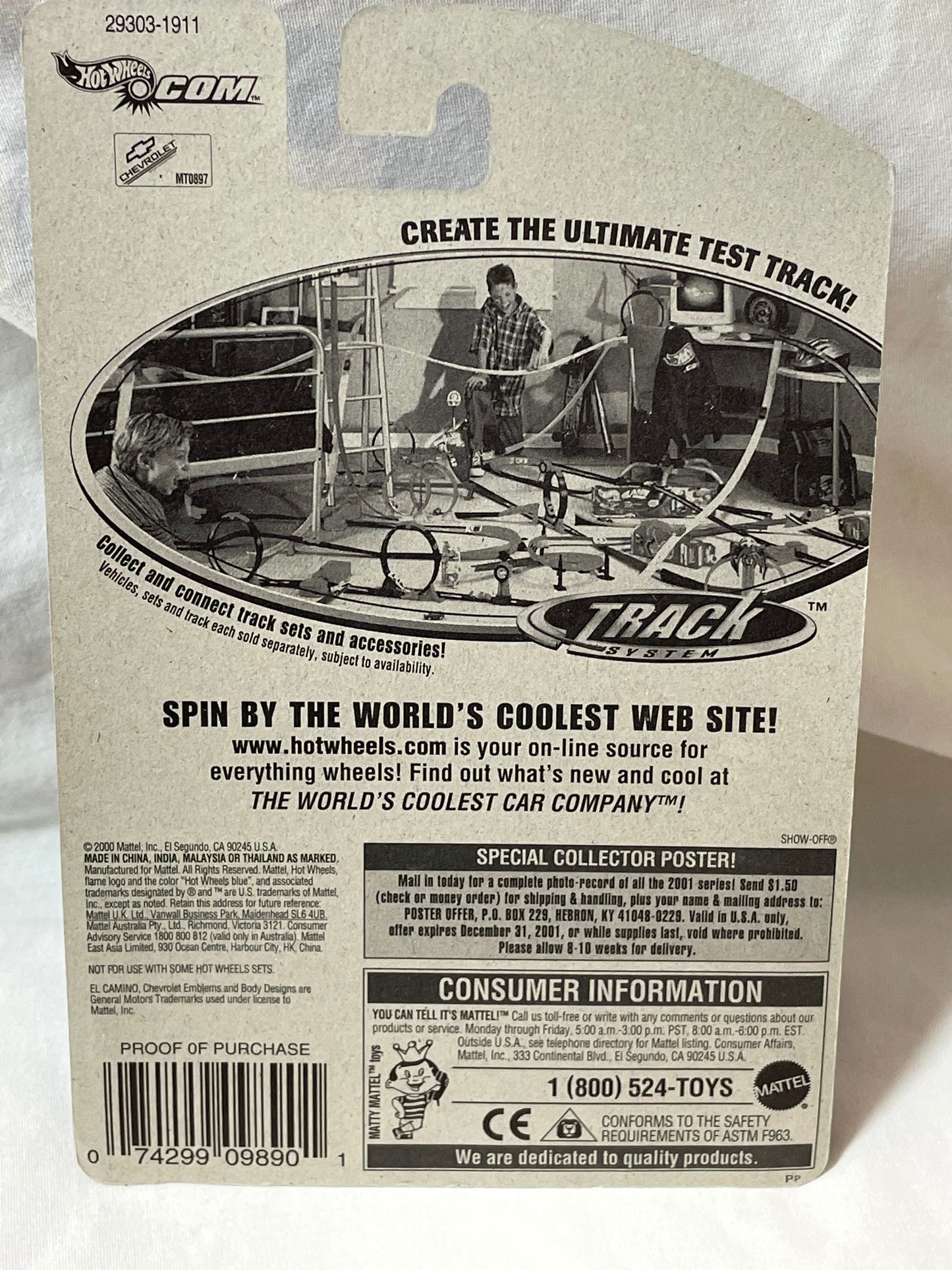 Hot Wheels Carded - ‘68 El Camino 2000 #100169