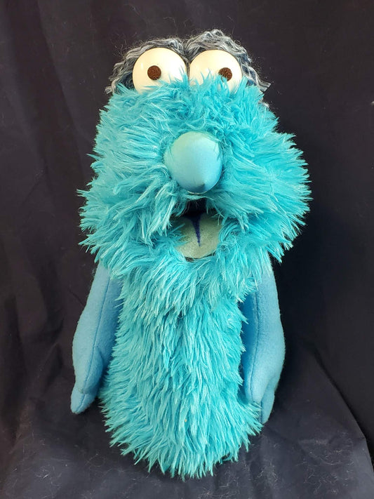 Furry Turquoise Puppet