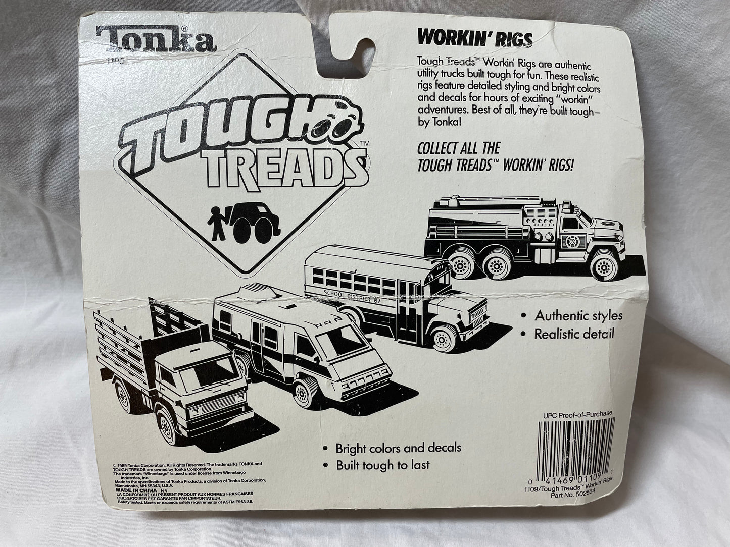 Tonka - Tough Treads - Working Rigs 1989 #100171