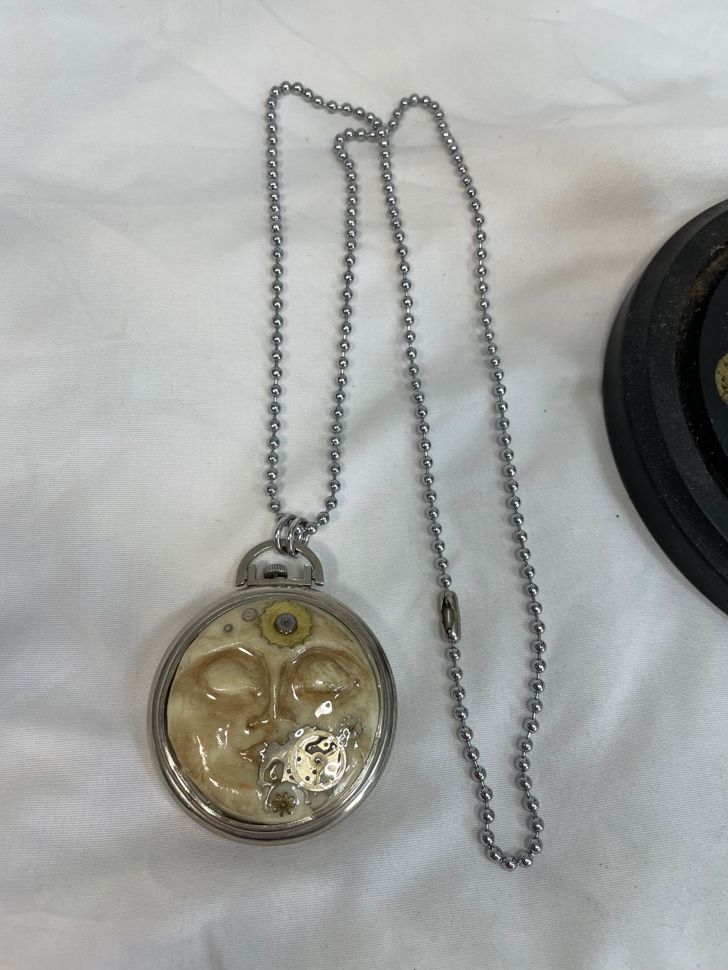 Steampunk Moon Necklace