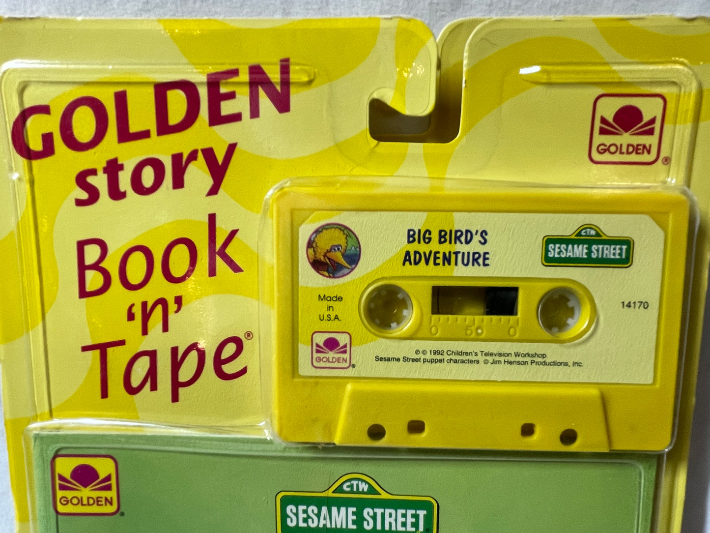 Golden Storybook Tape Set - Sesame Street “Big Bird Adventures” 1991 #100081