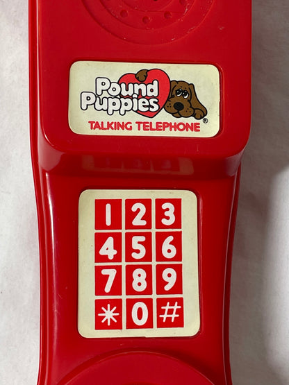 Pound Puppy Talking Phone 1980s #100109