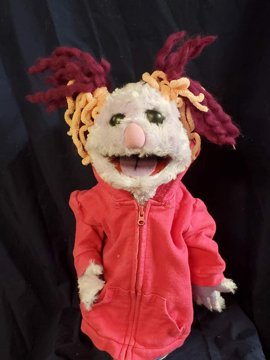 Furry Pink Puppet