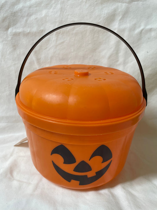 McDonalds Happy Meal Bucket - Halloween Pumpkin 1986 #100152