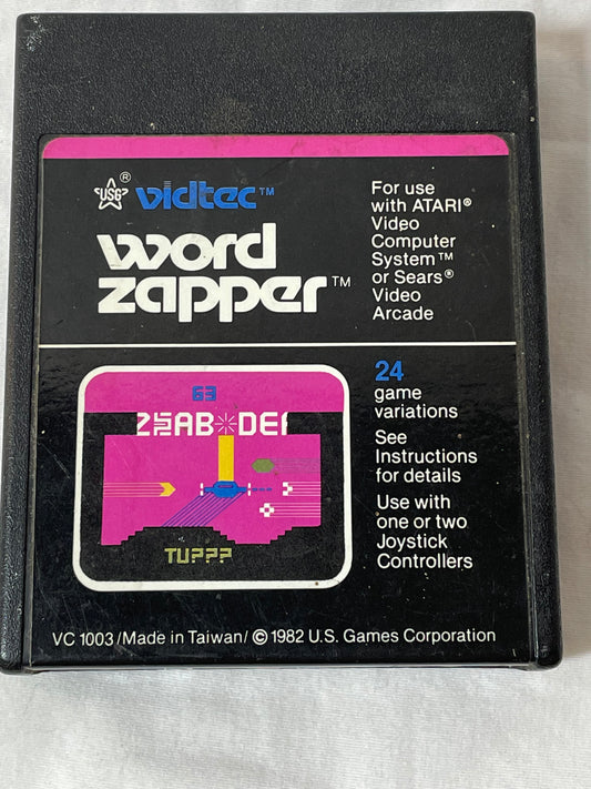 Atari Video Game - Word Zapper 1982 #100076