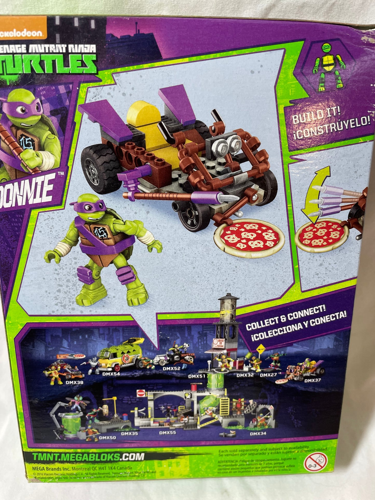 Mega Bloks - TMNT “Donnie Pizza Buggy” 2016 #100092