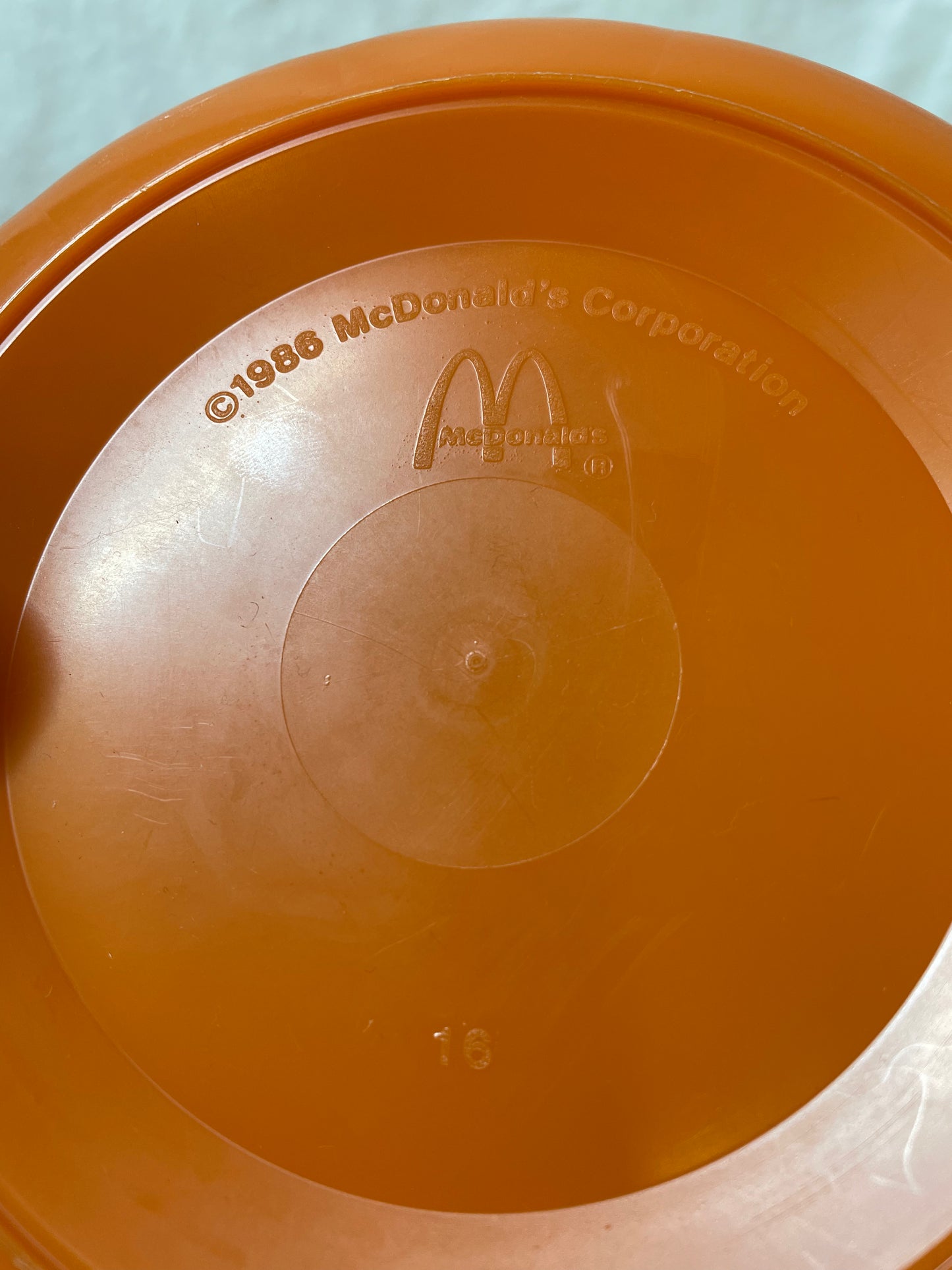 McDonalds Happy Meal Bucket - Halloween Pumpkin 1986 #100152