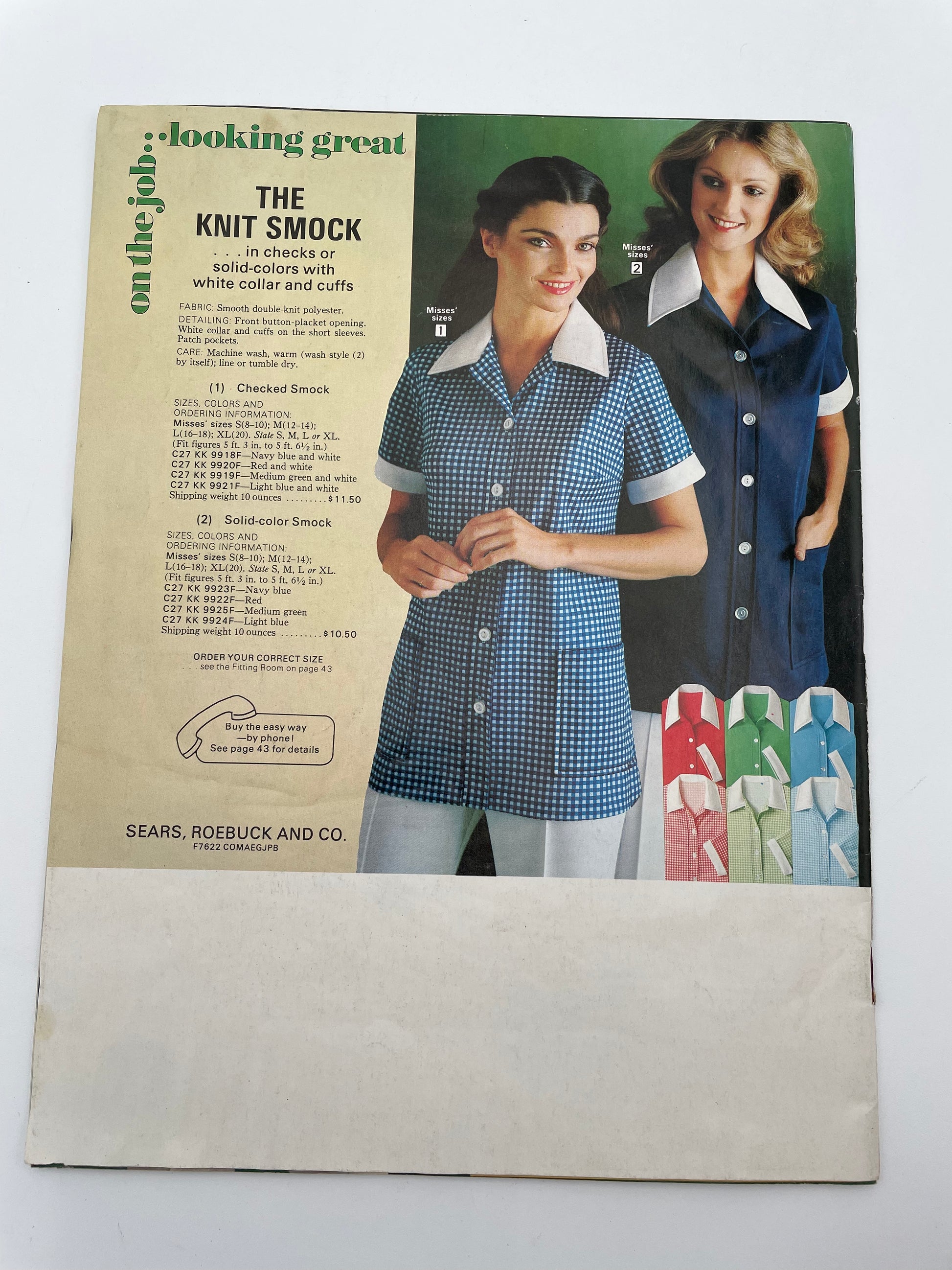 Sears Uniform Catalog 1974 101998 Bird n’ Squirrel
