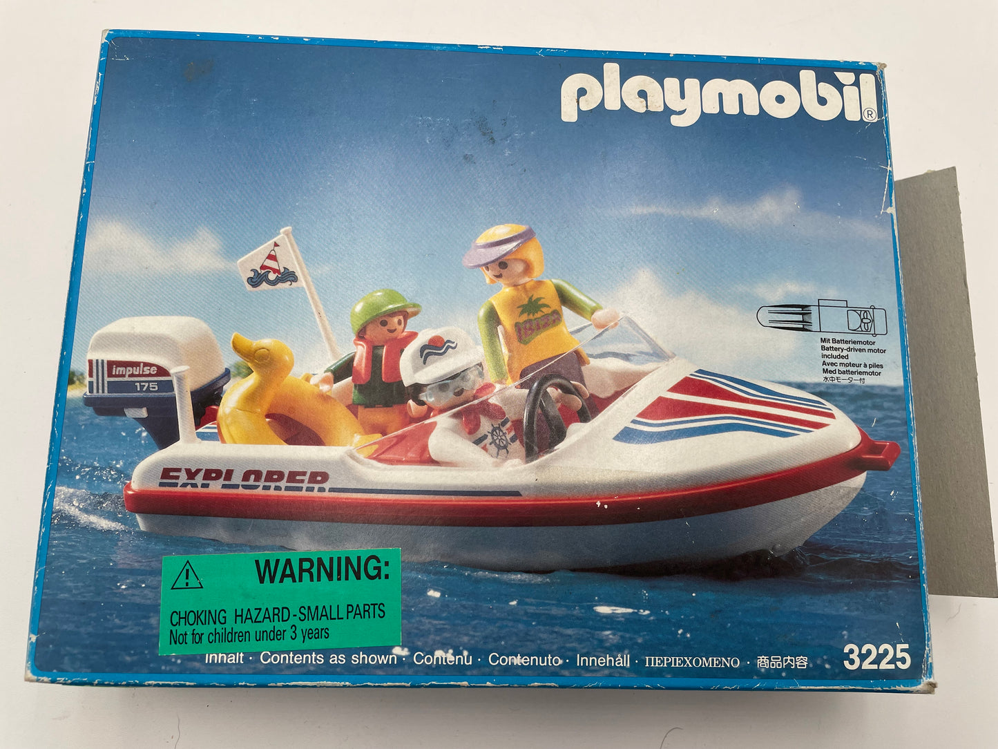Playmobil - Speed Boat #3225 1992 #103462