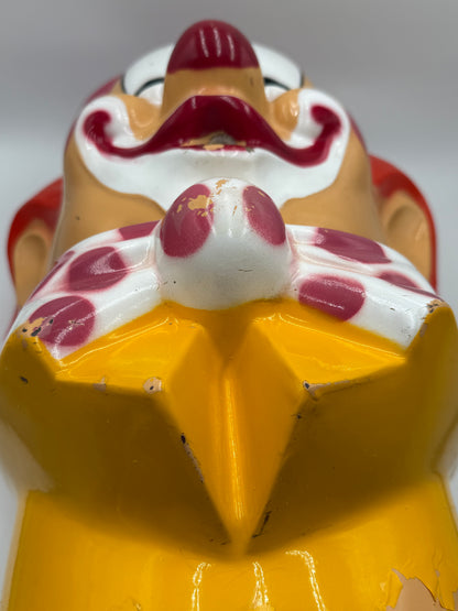 Clown Head - Vintage Helium Tank Cover 1974 #107154