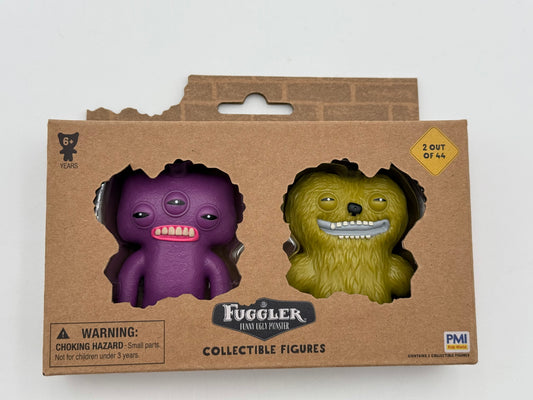 Fuggler - Collectible Figures - 2 Pack - Purple Annoyed Alien & Green Count Underoo McGoo 2024 #105121