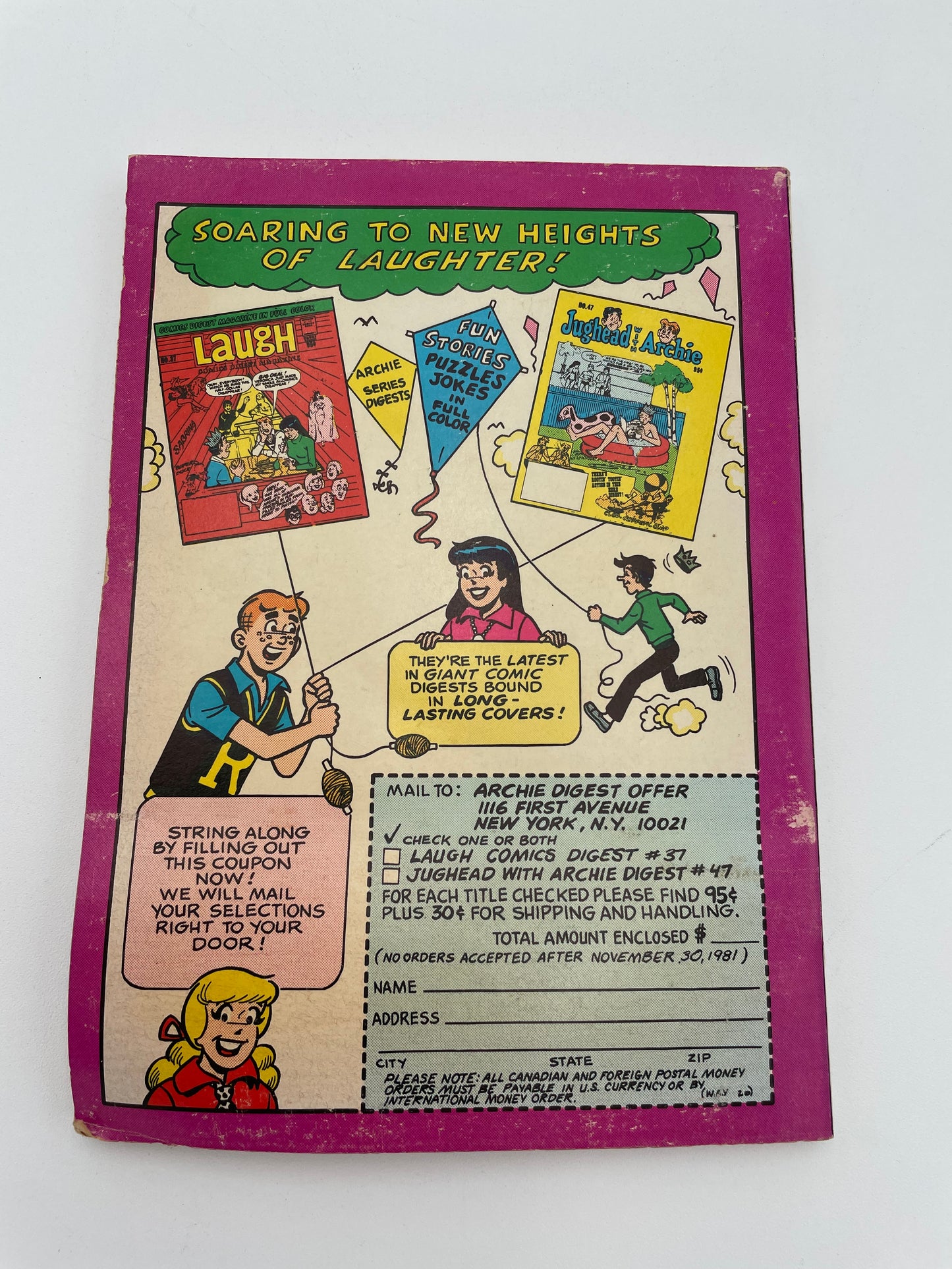 Archie Comic - Archie Andrew’s Where Are You #20 - 1981 #102029