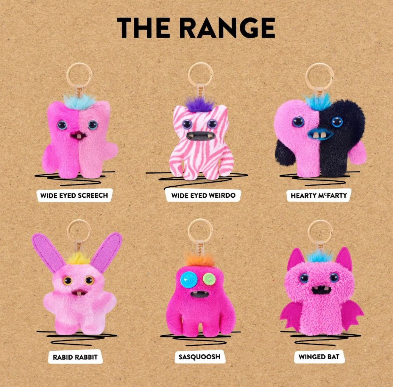 Fuggler - Baby Pinkles - Keyring - Hearty McFarty 2025 #107415