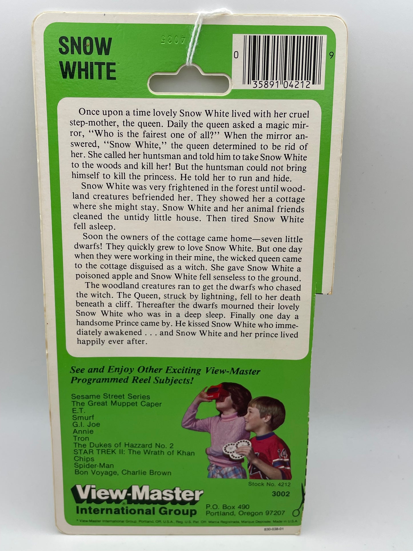 View Master - Walt Disney - Snow White Pack #103080