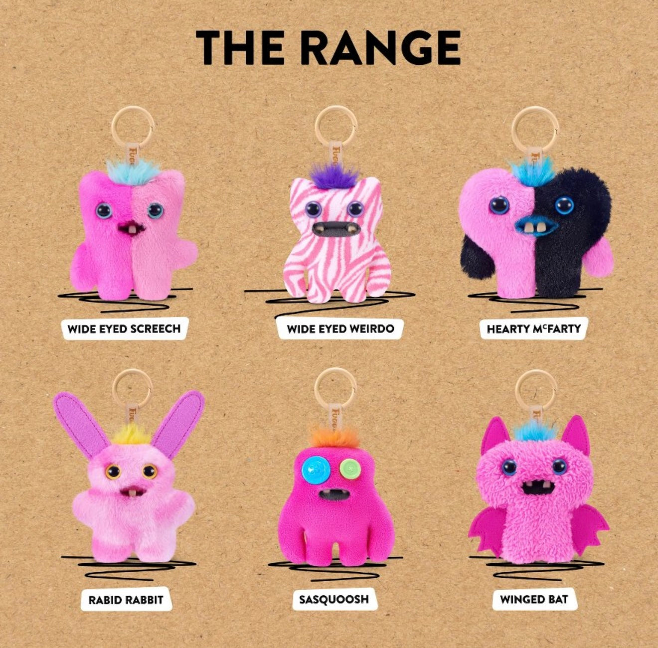 Fuggler - Baby Pinkles - Keyring - Rabid Rabbit 2025 #107416