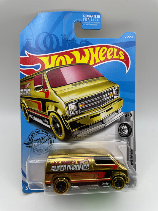 Hot Wheels - Super Chromes #23 4/5 Custom ‘77 Dodge Van 2019 #103132