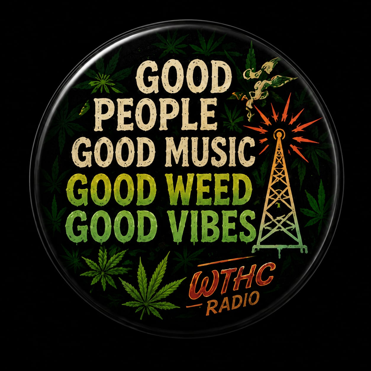 Buttons - WTHC-Radio - Good People