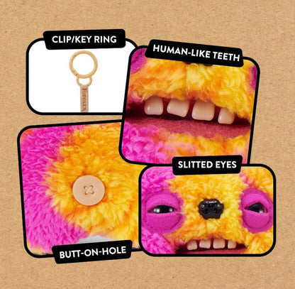 Fuggler - Keyring - Yellow/Pink Sherpa Old Tooth 2025 #107417