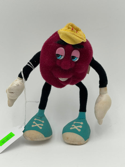 California Raisins - Hard Plush - Yellow Hat 1988 #103852