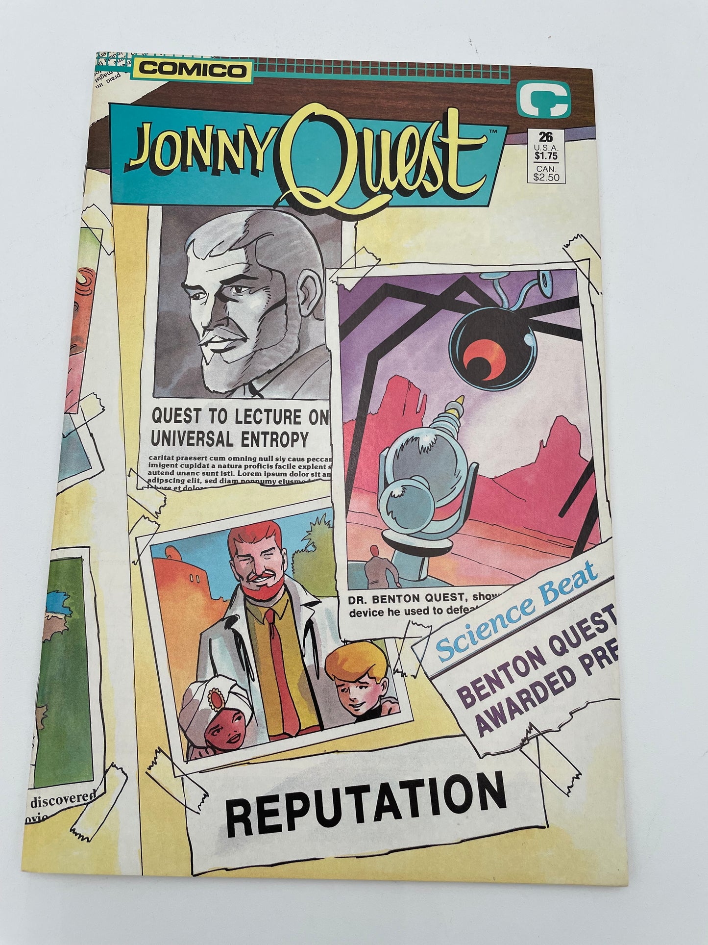 Comico Comics - Johnny Quest #26 July 1988 #102367