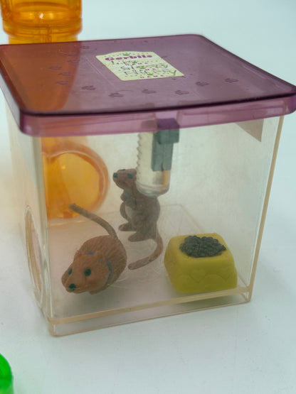 Littlest Pet Shop - Playset - Jogging Gerbils Magnet Gerbil Trail 1992 #105575