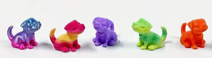Mini Resin / 3D Print - Puppy - Assorted Colors #107201