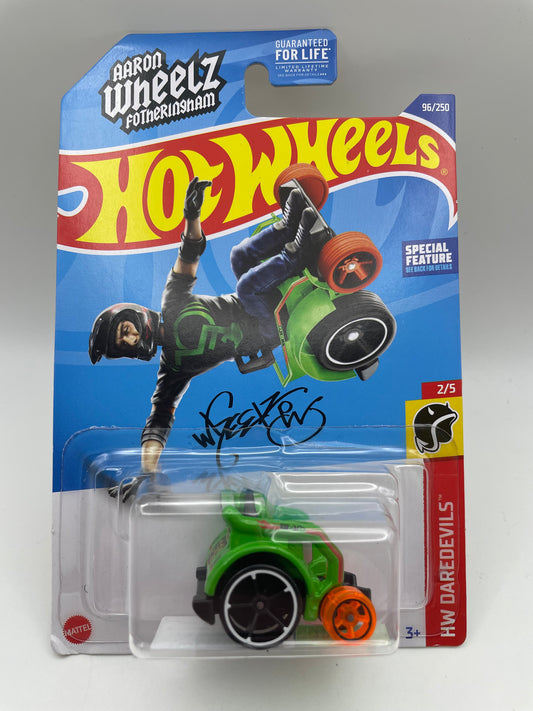 Hot Wheels - Daredevils #96 2/5 Wheelie Chair Green/Orange 2022 #103185
