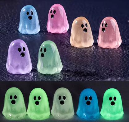 Mini Resin / 3D Print - Transparent Ghosts - Assorted Colors #107212