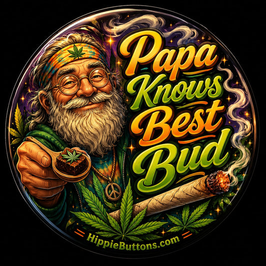 Buttons - WTHC-Radio - Papa Knows Best Bud #108037