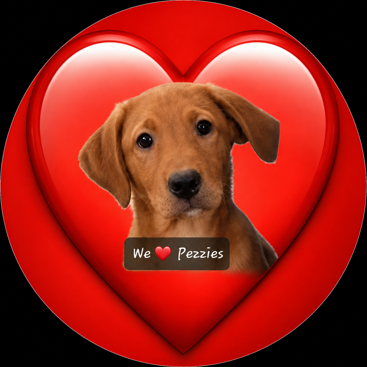 Button - The PEZ Outlaw - Lucy Puppy Heart #108196