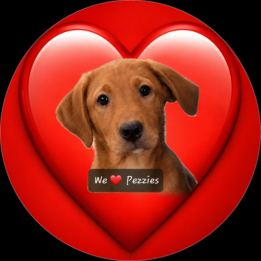 Button - The PEZ Outlaw - Lucy Puppy Heart #108196