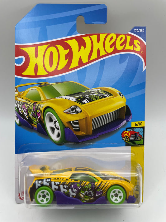 Hot Wheels - Art Cars #170 6/10 MS-T Yellow 2020 #103178