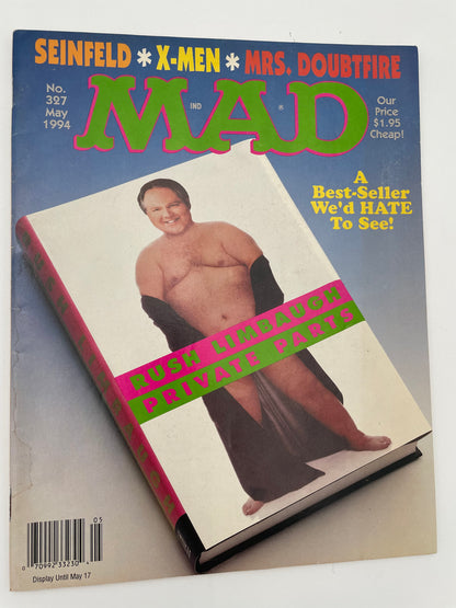 Mad Magazine - Rush Limbaugh #327 - May 1994 #101505