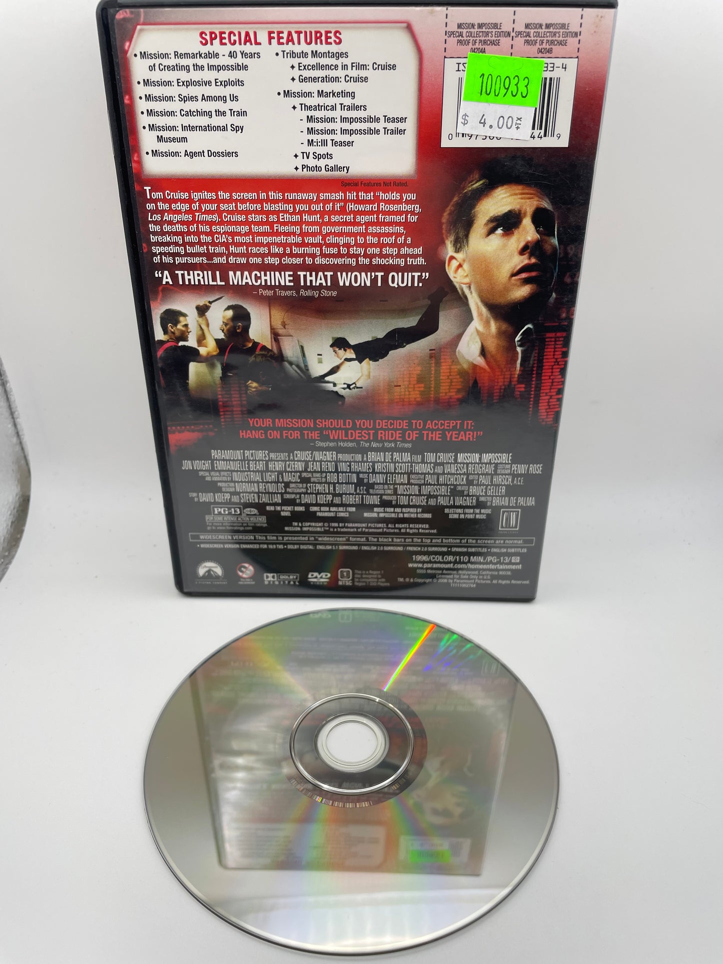 DVD - Mission Impossible #100933